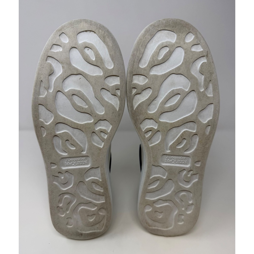 Alexander McQueen Oversized Sneaker White/Blue Suede Size 7 US 40 EU - Picture 6 of 8